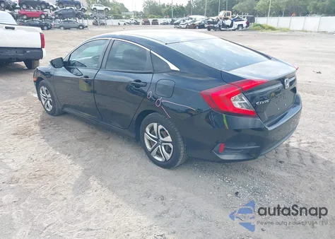 2017 Honda Civic Lx из США, поврежденный, VIN 19XFC2F53HE060924